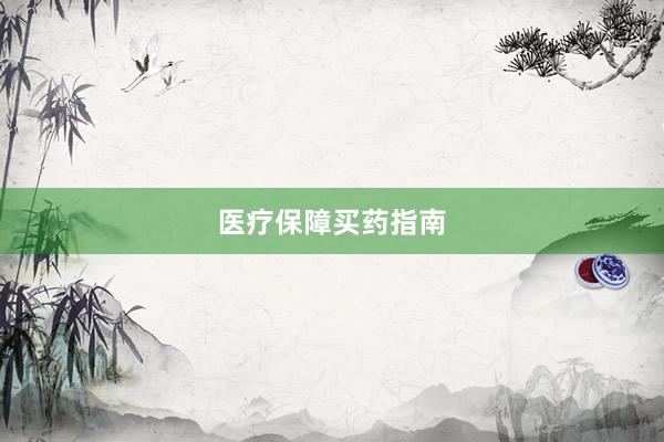 医疗保障买药指南